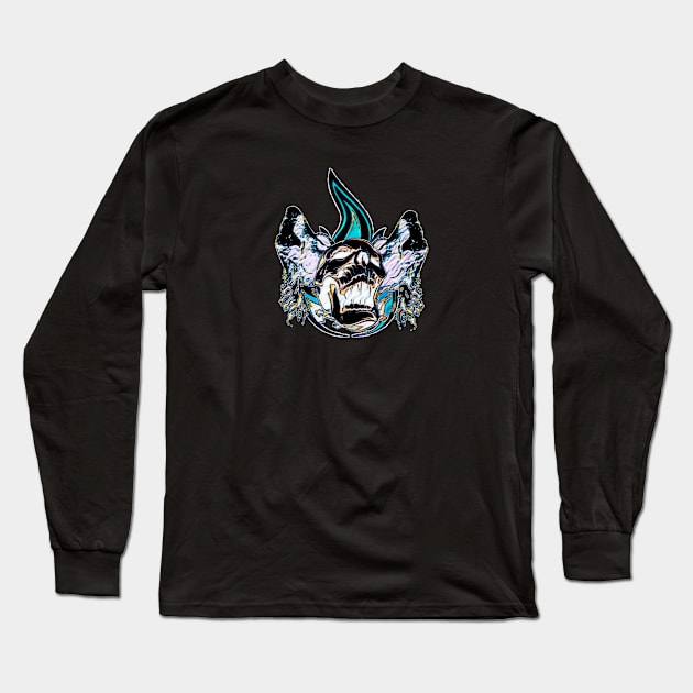 Screaming through fire Long Sleeve T-Shirt by Dice 